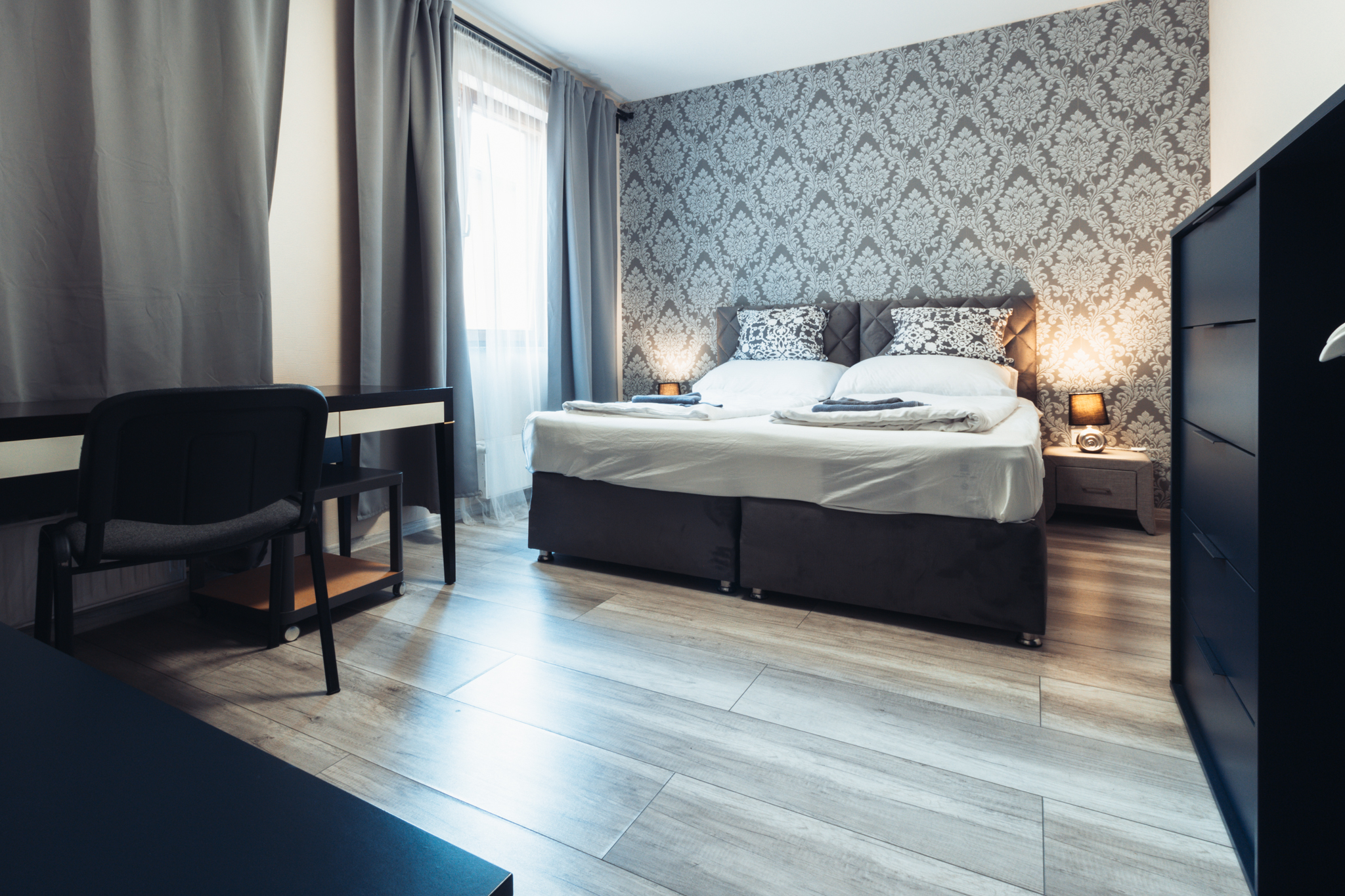 Emeleti Executive 2 fős lakosztály 1 hálótérrel (pótágyazható)